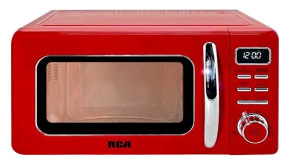 MICROONDAS RETRO VINTAGE ROJO, 20 LITROS