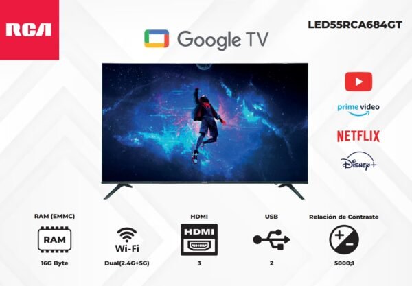 TV RCA 55" 4K Ultra HD
